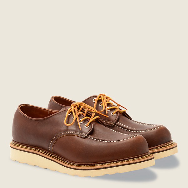 Red Wing Mens Oxford - Classic - Oro-iginal Leather - Brown - CID790813